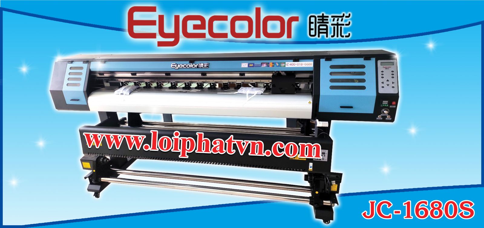 Máy in Eyecolor JC-1680S